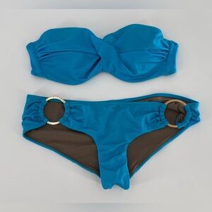 Victoria’s Secret Bandeau Cheeky Bikini 34B Small